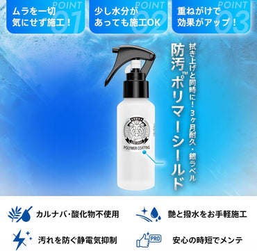 LEO COAT ポリマーコーティングスプレー 100ml | 撥水・防汚